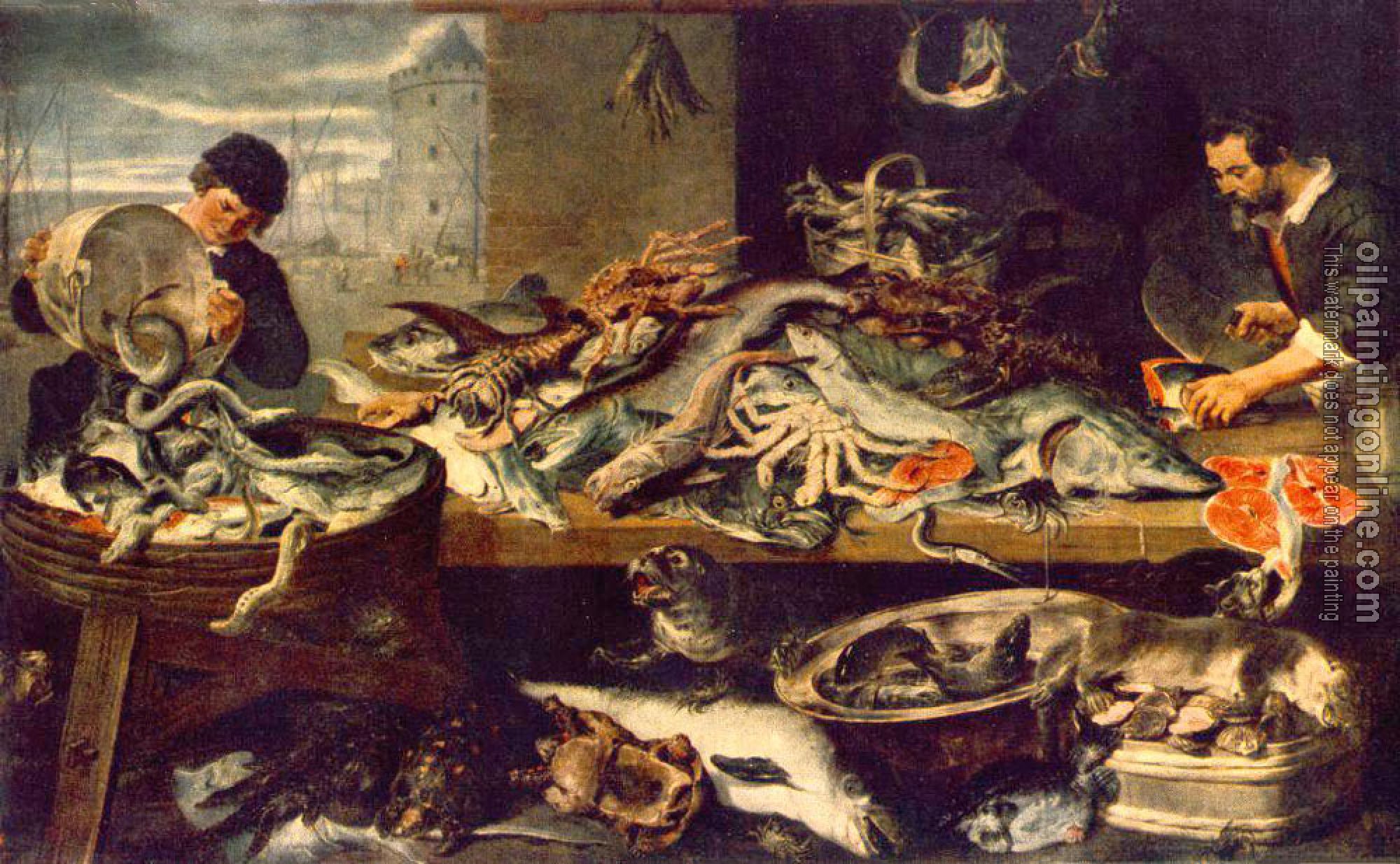 Frans Snyders - Fish Shop